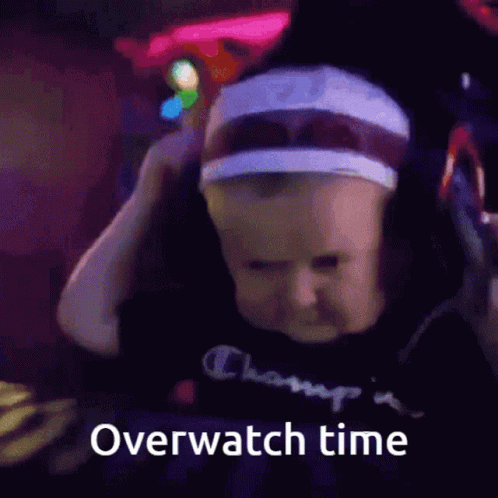 Overwatch Time Baby Gamer GIF
