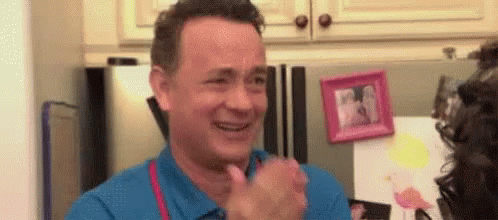 Overwhelmed Reaction Of Tom Hanks GIF