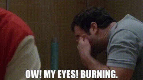 Ow My Eyes My Eyes Burning GIF