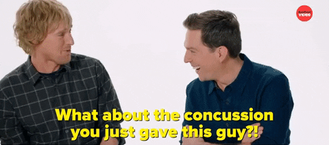 Owen Wilson What About The Concussion GIF