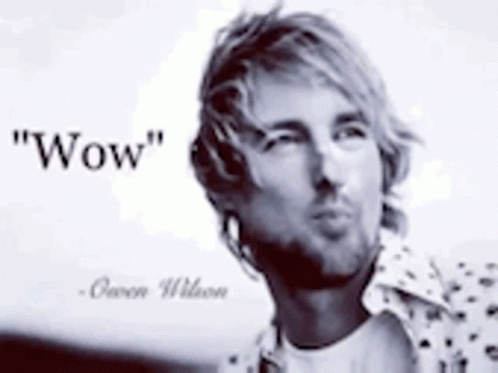 Owen Wilson Wow Nodding GIF