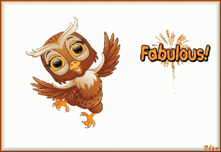 Owl Clipart Fabulous GIF