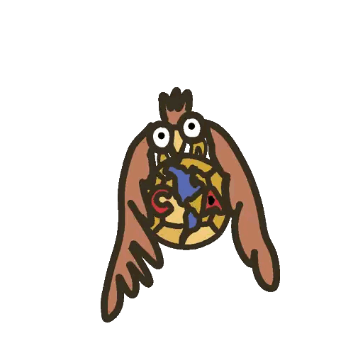 Owl Flying Next to Soccer Ball