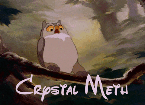 Owl Tweaker Rotate Backwards Crystal Meth GIF