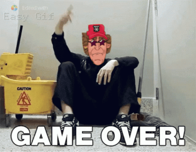 Oyun Bitti Loser Game Over  GIF