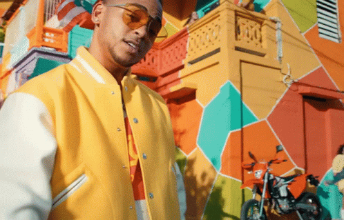 Ozuna Yellow Varsity GIF