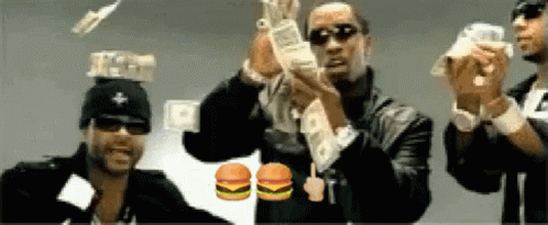 P Diddy With Lot's Of Money Meme GIF