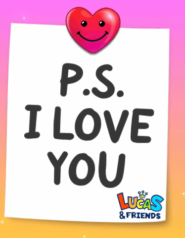 P.S. I Love You Written on Paper
