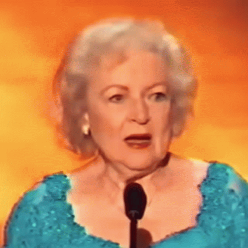 Betty White Receiving An Award GIF