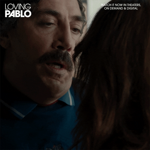 Pablo Escobar Having Bad News GIF