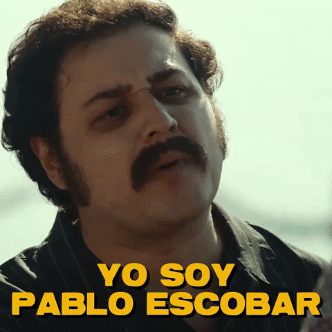 Pablo Escobar Introducing Himself GIF