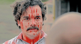 Pablo Escobar With Bloody Face GIF