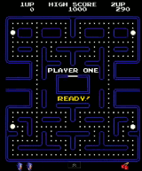 Sonic Speedy Running On Pac Man Game GIF