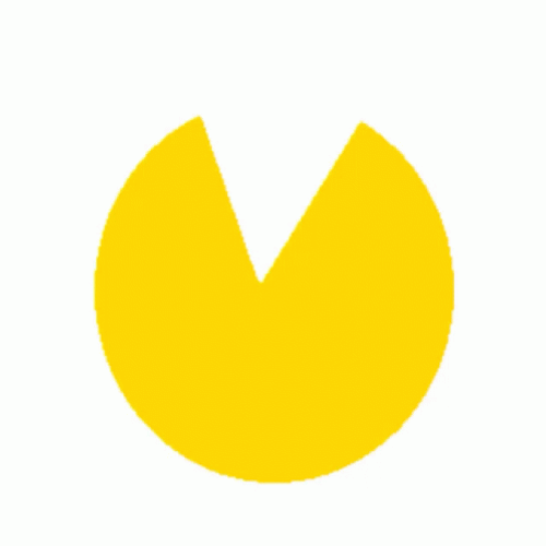 Pac Man Goes Upward GIF