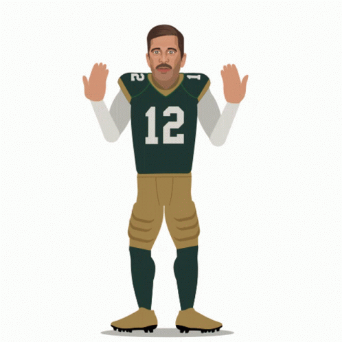 Green Bay Packers Aaron Rodgers Animation GIF