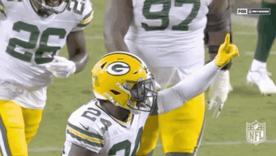 Packers Christian Watson Running Celebration GIF