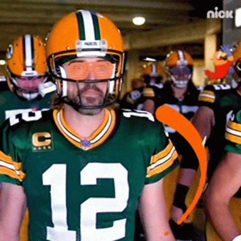 Packers Player Number 12 Helmet Sunglasses