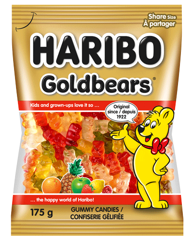 Packet Of Goldbears Gummies GIF