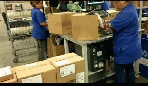 Packing Worker GIF