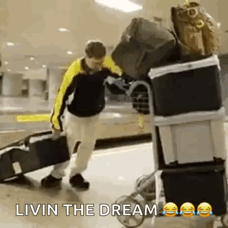 Packing Bags Livin The Dream GIF