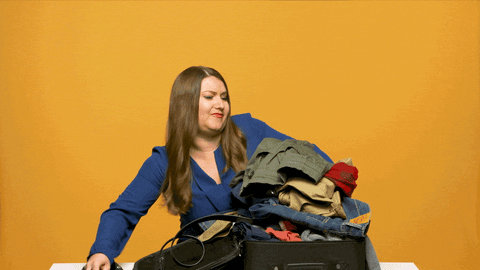 Packing Bags Suitcase GIF