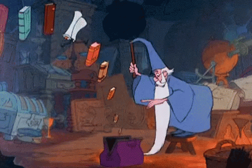 Packing Merlin Disney GIF