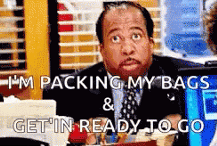 Packing My Bag And Ready To Go GIF