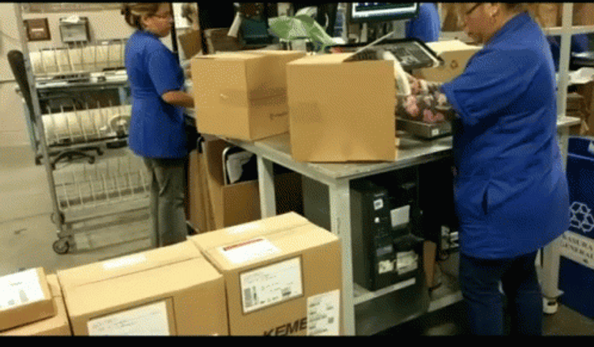 Packing Worker GIF