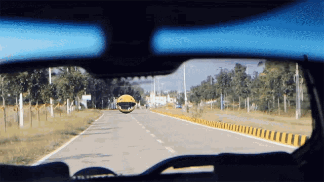 Pacman Robot World Behind The Car GIF