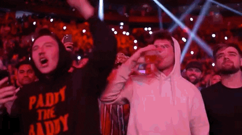 Paddy The Baddy Fans Cheering GIF
