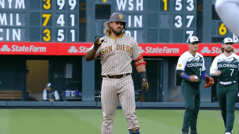 Padres Fernando Tatis Jr Rallying Crowd GIF