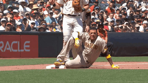 Padres Fernando Tatis Jr Sitting On Ground GIF