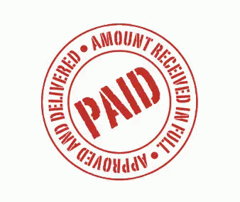 Paid In Full Animated Logo GIF
