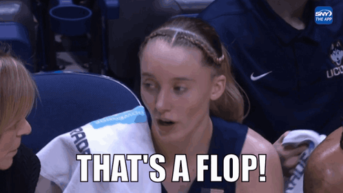 Paige Bueckers That's A Flop GIF