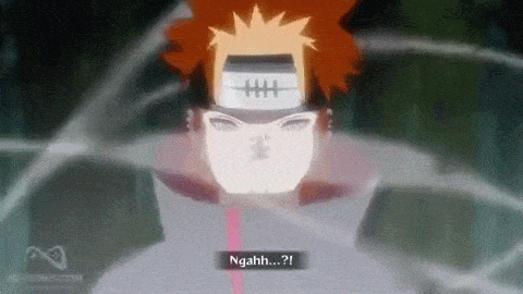Pain Naruto Causing Wide Explosion GIF