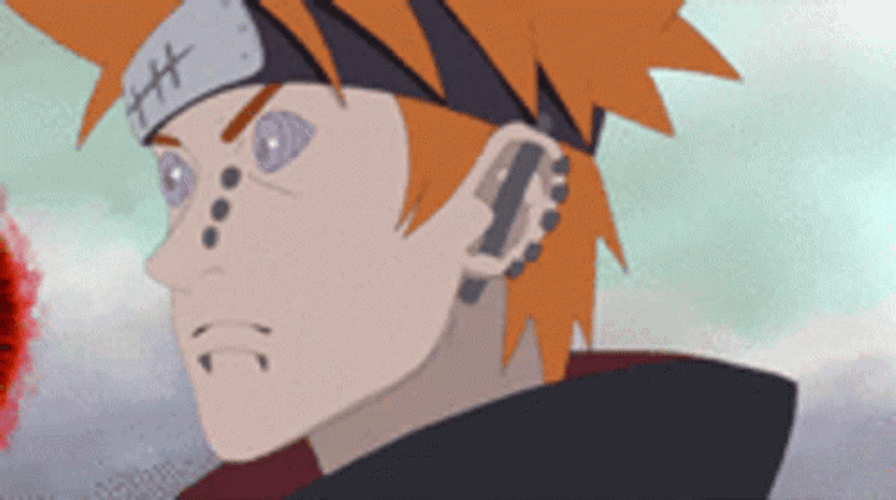 Pain Naruto Causing Explosion GIF 