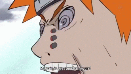 Pain Naruto Punching The Ground GIF