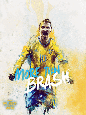 Paint Art Sweden Football Animation GIF