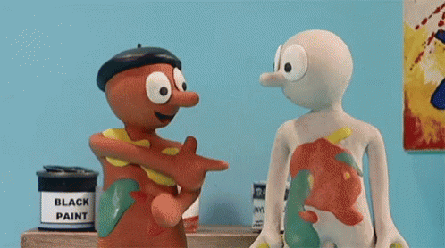 Paint Morph Series Clay Stop Motion GIF