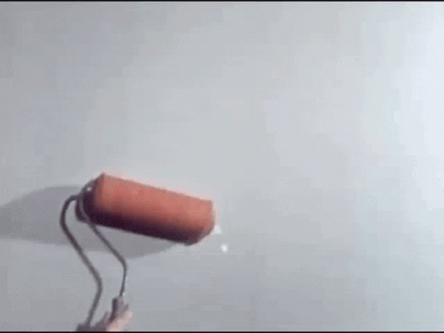 Paint Wall Foam Roller Retro Effect Filter GIF