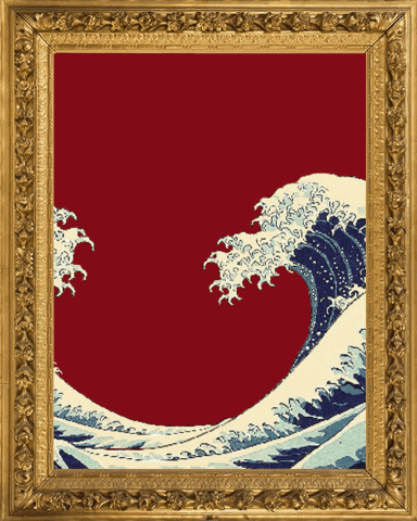 Painting Japanese Wave GIF