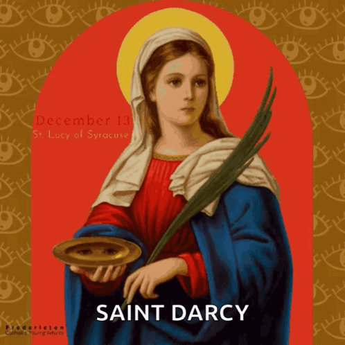 Painting of Woman Named Saint Darcy