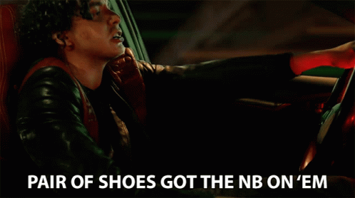 Pair Of Shoes Got The Nb On Em Ghost GIF