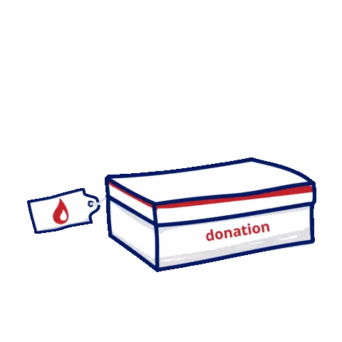 Pair of Shoes on Donation Box