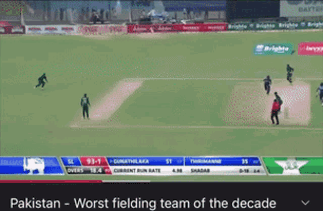 Pakistan Team Decades Cricket Game GIF
