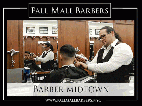 Pall Mall Barbers Man Getting Haircut