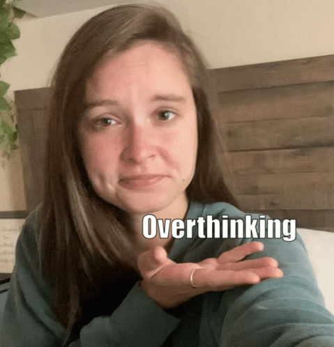 Palm Passes Over Thinking Meme GIF