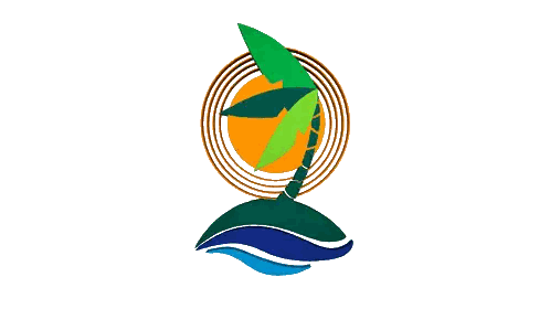 Palm Tree and Wave Logo