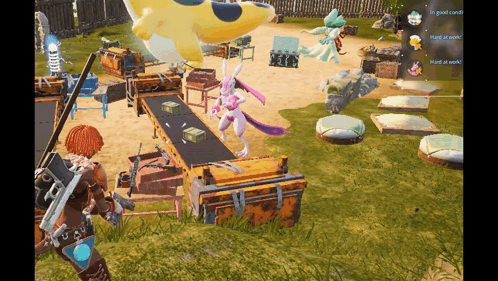 Palworld Action Adventure Gameplay GIF