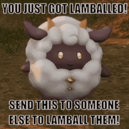 Palworld Just Got Lamballed Meme GIF